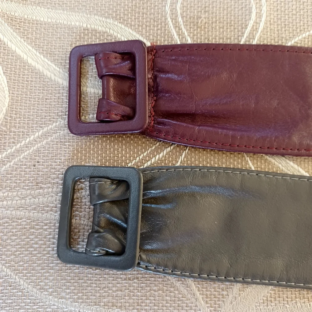 Bundle 80's- 90's Leather Belts!!